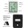 thumbnail image 3 of Intelligent Temperature Humidity Meter with LCD Digital Display Screen Digital Thermometer Hygrometer with Time Alarm, 3 of 8