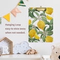 thumbnail image 6 of FMSHPON Lemon Tropical Fruit Yellow Limon Summer Print Clipboard Hardboard Wood Nursing Clip Board and Pull for Standard A4 Letter 13x9 inches, 6 of 7