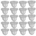 thumbnail image 2 of MasteelfCA 200pcs Caps PVC Pin Backs Keepers Replacement Brooch Clasp, 2 of 7