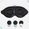 thumbnail image 3 of Premium Velvet 3d Sleeping Mask For Women Men With Adjustable Strap, 3 of 5