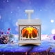 thumbnail image 5 of pstuiky Luz navideña LED con forma de viento, imitación de llama, pequeña luz nocturna con forma de chimenea., 5 of 6