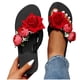thumbnail image 2 of Amzcrzy Zapatos de mujer,Zapatos de mujer,Zapatillas de mujer, Zapatos de moda para mujer, zapatillas informales con punta redonda y tacón de cuña, sandalias de playa florales Sandalias Mujer Zapatil, 2 of 7