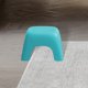 thumbnail image 3 of Taburete cuadrado moderno, silla gruesa para niños, taburete duradero sin fila, taburete portátil para niños para el hogar, cocina, baño, niños pequeñ Azul BLESIY banco pequeño, 3 of 7