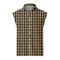 thumbnail image 2 of Aayomet Men's Cotton Graphic Tank Tops Printed Tank Top (Gray, XXL), 2 of 4