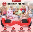thumbnail image 2 of Gyrocopters Prime All New 2026 Hoverboard | Speed up to 15km/h | 6.5” wheels | 165 lbs weight capacity | UL2272 certified with Wireless Music Speaker (RED), 2 of 9