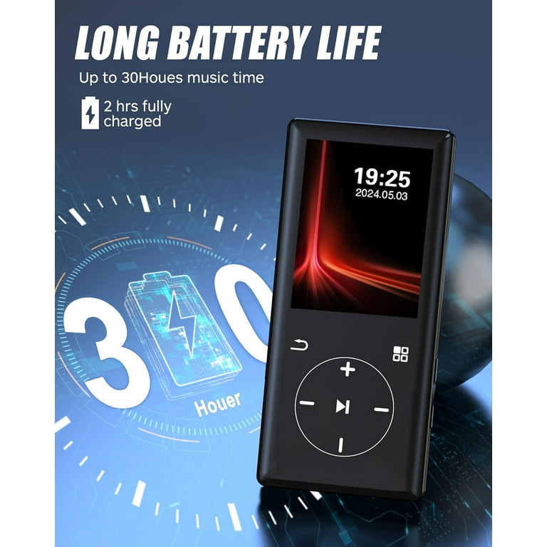 MUSICOZY 96GB MP3 Player with Bluetooth - Portable Mp3 Music