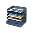 thumbnail image 2 of Organizador de escritorio y clasificador de bandejas Safco 3127BL de acero con 5 estantes, 2 of 2