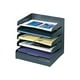 thumbnail image 2 of Organizador de escritorio y clasificador de bandejas Safco 3127BL de acero con 5 estantes, 2 of 2