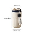 thumbnail image 2 of Mug Double Layer 450ML Vacuum Mini Insulated Mug 304 Stainless Steel Red Wine Mug, 2 of 7