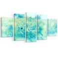 thumbnail image 2 of Fleurs de Montagne Bleu Clair - Impression sur Toile Florale, 2 of 3