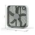 thumbnail image 4 of Mainstays 20-Inch Silver 3-Speed Portable Box Fan, FB50-16HS, 4 of 9