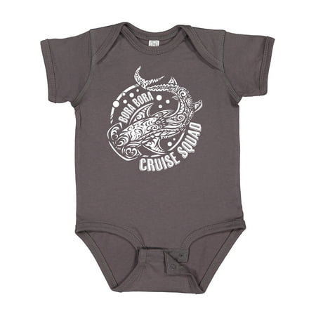 

Inktastic Bora Bora Cruise Squad Shark Design Gift Baby Boy or Baby Girl Bodysuit