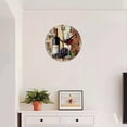 thumbnail image 4 of 10 Inch Wall Clock Battery Operated Square Clock for Office, Kitchen, Outdoor, Living Room, Wine And Grape Still - Life, 4 of 7