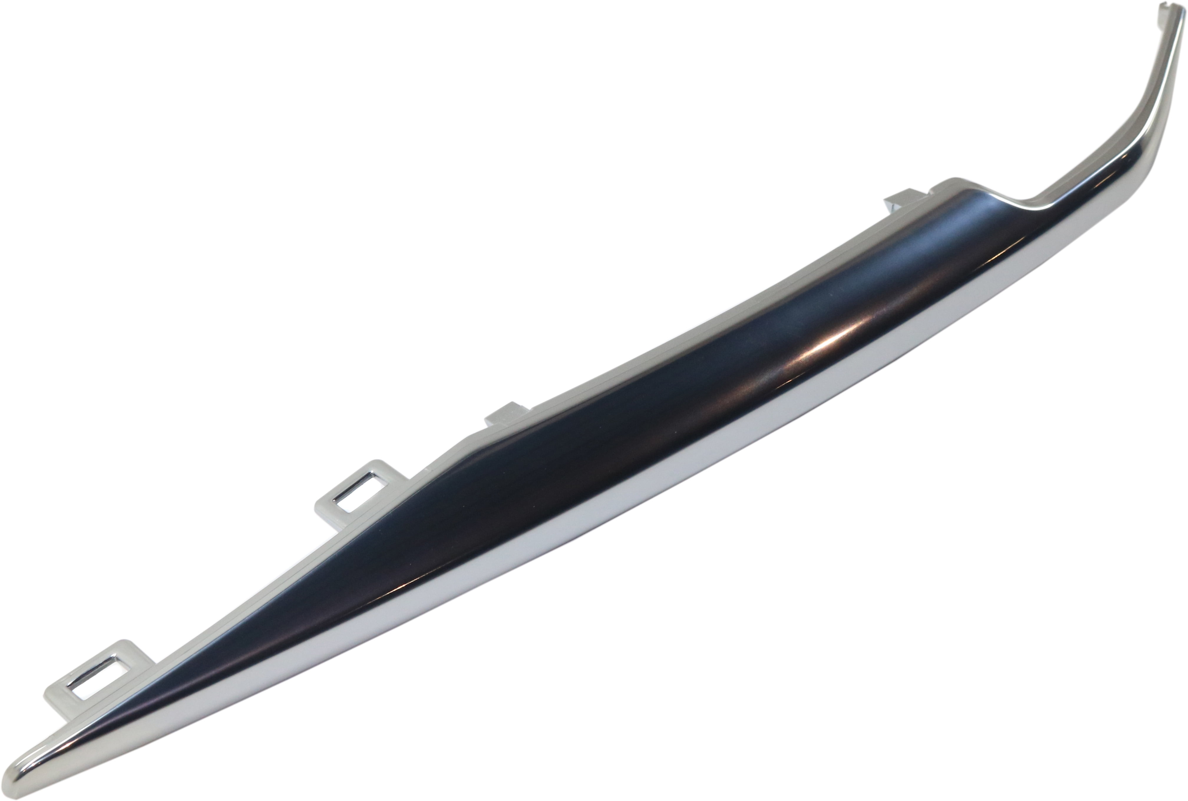 Bumper Trim Compatible With 2015-2020 Cadillac Escalade ESV Front, Left Driver Chrome