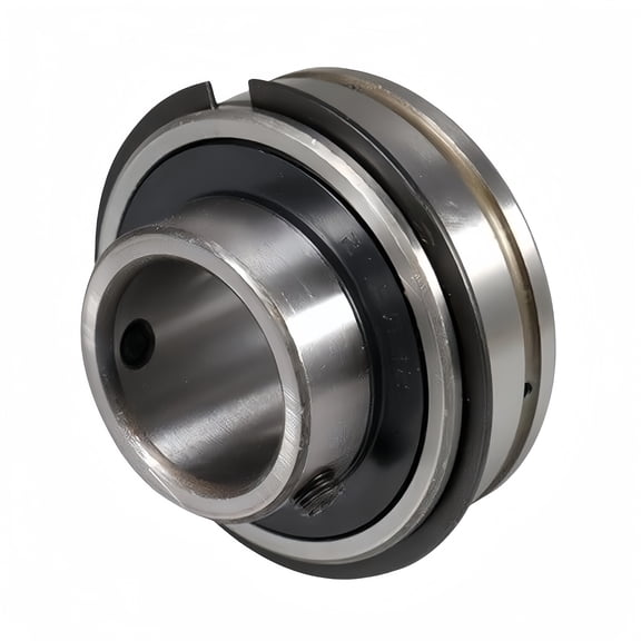 DEEG 1 PCS SER206-17 Bearing 1-1/16" Bore Insert Ball Bearing with Snap Ring and Set Screw ER206-17 SER-17