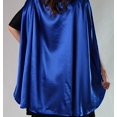 thumbnail image 5 of Making Believe Unisex Blue Satin Costume Cape 36", 5 of 8