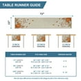 thumbnail image 6 of Smile Hello Pumpkin Floral Maple Leaves Fall Table Runner and Placemats 13 x 72, 12 x 18, 6 of 14
