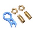 thumbnail image 4 of Mountain Bike Valve , Fine Polishing Bike Tire Valve Cover Nut Set Compact Shape Anodized  Treatment High Strength Bright Color  For Bike Colorful,Gold,Black, 4 of 8