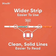 Wondfo 50 شرائط اختبار الإباضة و 20 شرائط اختبار الحمل - الكشف السريع عن الاختبار للتحقق الذاتي في المنزل (50 LH + 20 HCG)