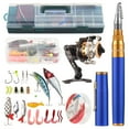 thumbnail image 2 of Fishing Fishing Rod and Reel Combos Telescopic Fishing Pole with Spinning Reel Combo Kit Fishing Line Lures Hooks Swivels   Set Fishing Accessories with Tackle Box, 2 of 7