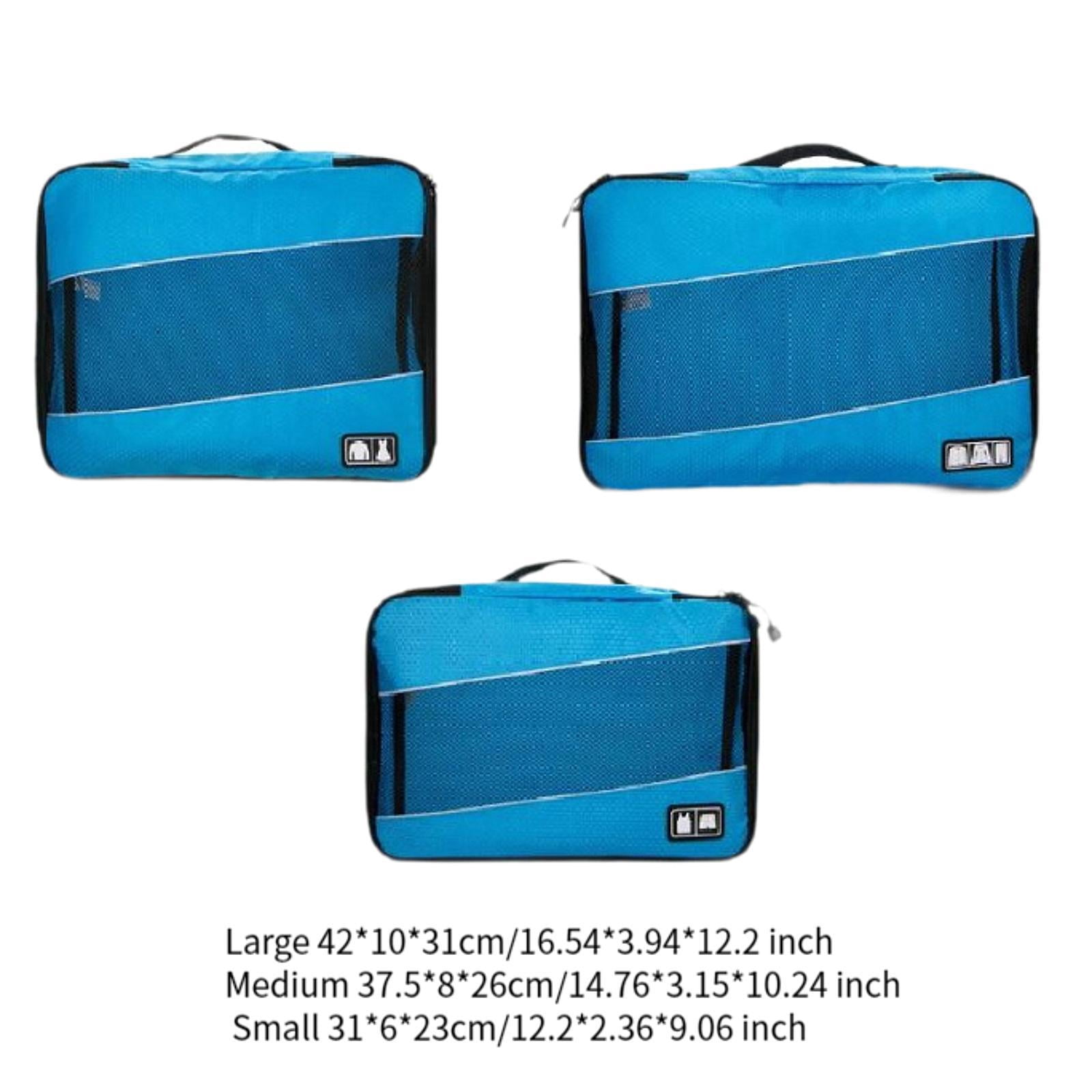 TISHITA 3 Pieces Travel Luggage Packing Organizer Storage Shoe Bag Packing Organizers Packing Cubes for Suitcases for Underwear Shoes