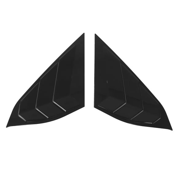 Rear Window Louver,2Pcs/Set Car Rear Side Side Window Louver Sun Shade Scoop Cover Convenient Use
