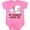 Raspberry, variant on Inktastic My Grandpa Loves Me Girls Girls Baby Bodysuit