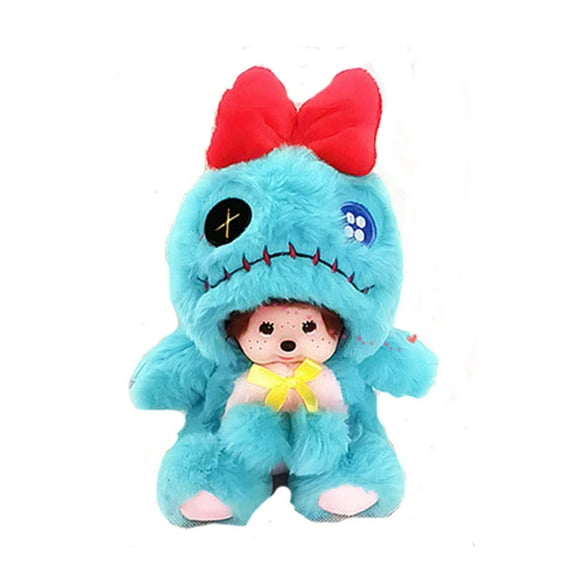 Muñeca de peluche Monchichi Anime de 20 cm para decoración