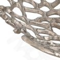 thumbnail image 5 of HomeRoots 15" Silver Aluminum Coral Decorative Bowl, 5 of 5