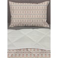 thumbnail image 3 of Abstract Comforter & Sham Bedding Set, Traditional Print in Muted Tones Rhythmic Motifs Illustration, 3 pcs Duvet Set Microfiber Filling Quilt, 5 Sizes, Multicolor, by Ambesonne, 3 of 4