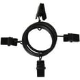 thumbnail image 3 of Qucyy 40 Pack Curtain Rings with Clips, Drapery Clips with Rings, Drapes Rings 1.26 in Interior Diameter, Fits up to 1 in Curtain Rod, Black, 3 of 5