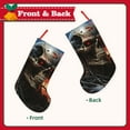 thumbnail image 2 of Picia Cyberpunk Skull American Flag for 18in Christmas Stockings, Xmas Stocking for Kids, Holiday and Family Stocking for Fireplace or Party Decoration, 2 of 7