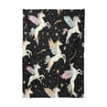 thumbnail image 2 of 60x60 Inch Tablecloth Polyester Square Tablecloth for Home Kitchen Dinner Decor Winged Unicorns, 2 of 9