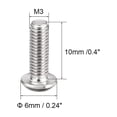 thumbnail image 3 of M3x10mm Machine Screws Hex Socket Round Head Screw 304 Stainless Steel Fasteners Bolts 20 pcs, 3 of 3