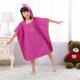 thumbnail image 3 of Water Sport Surf Poncho Wetsuit Changing Toalla Con Capucha Para Hombres Mujeres Niños Teenager Cambiando En La Piscina O En La Playa - Rosado, 70x70cm SM SunniMix Traje cambiante de surf, 3 of 8