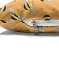 thumbnail image 4 of Honey Bee Pet Bed, Cartoon Style Flies and Hexagonal Shapes Scattered, Chew Resistant Pad for Dogs and Cats Cushion with Removable Cover, 24" x 39", Orange Mustard, by Ambesonne, 4 of 4