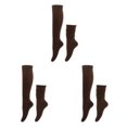 thumbnail image 1 of relayinert Lot de 2/lot Chaussettes Stablement Fixées Sans Fil en Vrac Confortables à Porter Polyester Polyester Rendu Respirant Café 3Ensemble, 1 of 6
