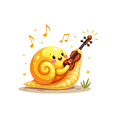 thumbnail image 3 of Cartoon Snail Theme Stickers, Waterproof Snail Theme Sticker for Water Bottle Laptop Phone Cases Planner Skateboard Luggage Helmet Party Favor Decor, Ideal for Adults Teens Teacher Rewards, 3 of 9