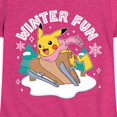thumbnail image 3 of Pokémon - Winter Fun - Youth Girls Short Sleeve Graphic T-Shirt, 3 of 5