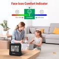 thumbnail image 3 of TempPro TP357W Smart Digital Indoor Thermometer Humidity Monitor of 260FT, Bluetooth Thermometer Hygrometer for iOS and Android (Formerly ThermoPro), 3 of 8