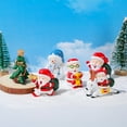 thumbnail image 4 of KOYPTL 11pcs-Tabletop Christmas Decoration for Bedroom Fireplace,Santa Snowman Resin Microlandscape Statue Ornament for Clear Xmas Ball Doll House Crystal Ball Accessories Chrismtas Stocking Stuffers, 4 of 7