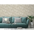 thumbnail image 3 of Tan-Brown Embossed Textured Wallpaper, Stylish Wallcovering Roll, 41.7”W X 393”H 113.8 sq ft, 3 of 5