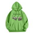 thumbnail image 4 of WILLBEST Sudaderas Deportivas para Hombre, Suéter con Capucha y Bolsillo De Manga Larga para Otoño e Invierno, con Estampado De Conejo Divertido De Color Sólido para Hombre y Mujer XXGrande, 4 of 5