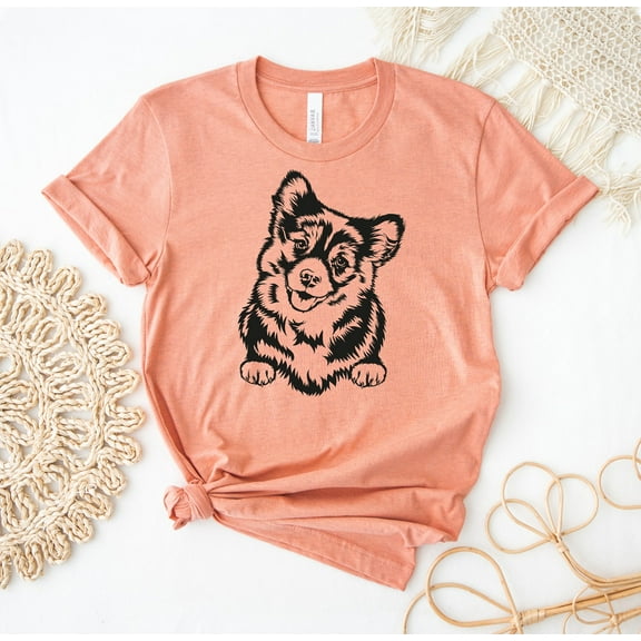 Corgi Dog T-shirt Lovers Shirt Mama Top Owner Gift Women's Mother's Day Pet Tee T Gifts .Corgi Funny Cute Corgis Lover