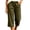Army Green, variant on Zedker Capris for Women's Casual Summer Capris Baggy Lounge Drawstring Pants Plus Size Wide Leg Croped Pants with Pockets Green Size S-XXL