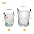 thumbnail image 3 of ZICANCN Watercolor Swan Laundry Basket Organizer, Dirty Clothes Hamper for Bathroom Bedroom Laundry Room, Medium Size, 3 of 7
