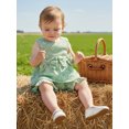 thumbnail image 5 of BemeyourBBs Toddler Baby Girl Summer Outfits Cute Daisy Dot Print Two Bowknot Sleeveless Tank Tops Ruffle Elastic Waist Shorts Set 2Pcs Summer Clothes, 5 of 9