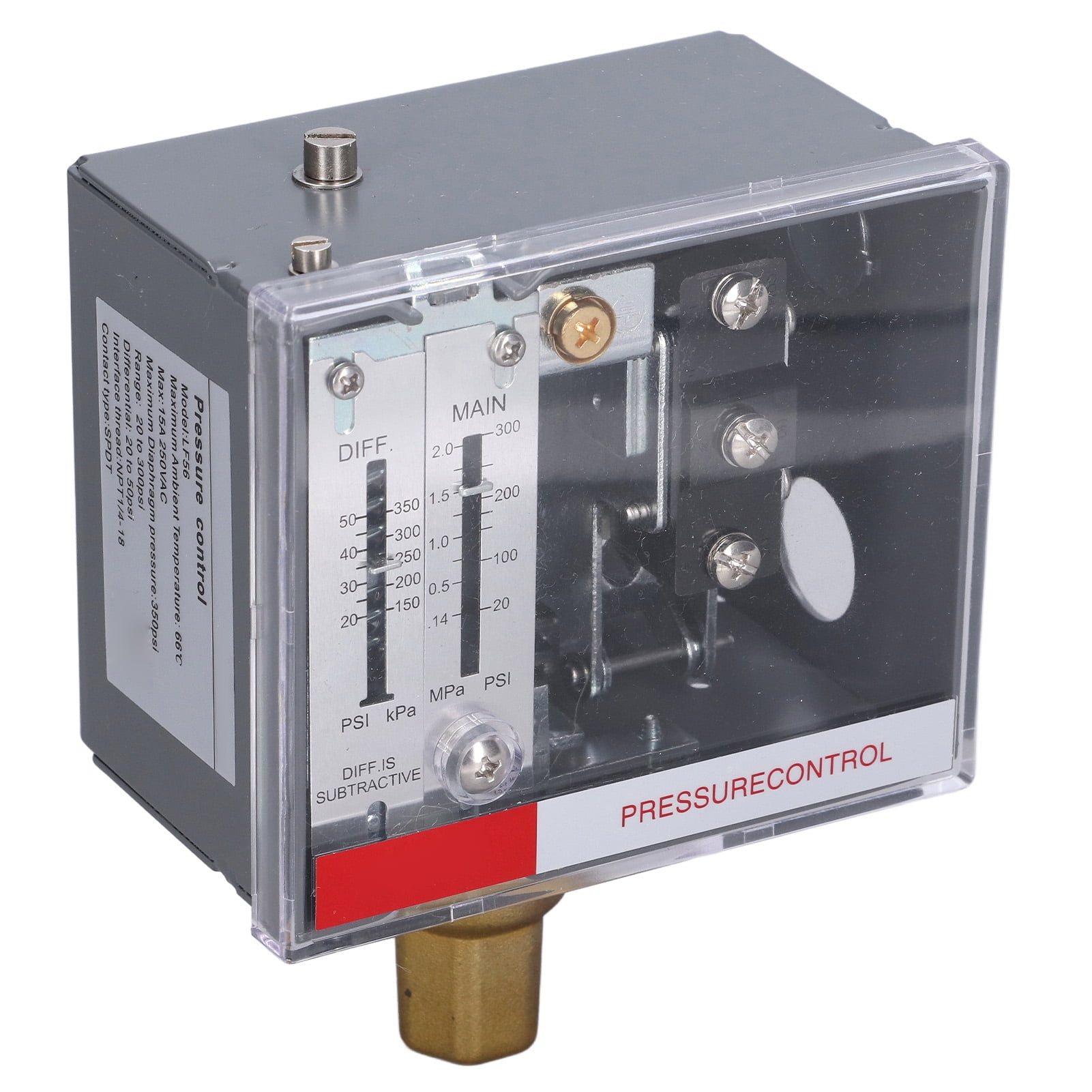 Water Pressure Switch Low Pressure Steam Boiler Psi Pressure