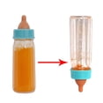 thumbnail image 4 of Xubinwww 2 PCS Milk Bottle Doll Bottle Disappearing Milk Doll Disappearing Milk And Juice Doll Pretend Play Doll Feeders Doll Accessories 12ml Animals for Kids 3-5 Building for Girls Addition Math, 4 of 9