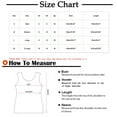 thumbnail image 3 of Homenesgenics Tank Tops for Women Plus Size Women's Solid Round Neck Casual Sports Tank Sleeveless Backless Tops Yoga Women's Clothing White XL, 3 of 6